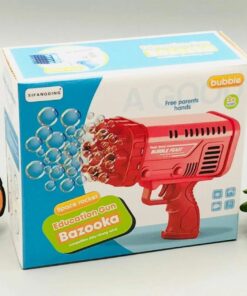 36-Hole Electric Bubble Gun Machine for Kids | Water Bubble Gun with Bubble Liquid Included