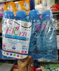 Multi purpose Plastic Flora Water Bottle  (Pack of 4)