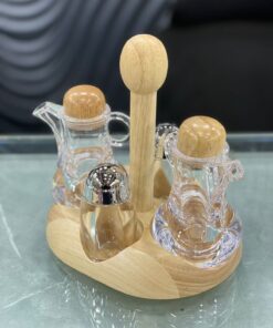 4 PCS Acrylic Salt and Pepper Set