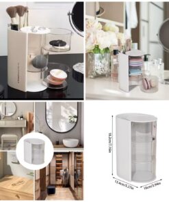 3layer Rotating makeup brush organizer SK