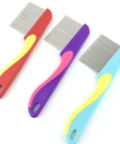 Anti Lice Comb & Nit Comb With Handle Stainless Steel for men women