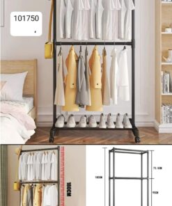 Cloth rack pole