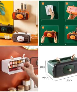 Wall-Mounted Cosmetic Organizer