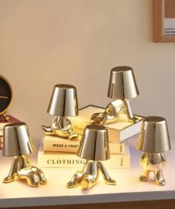 Metalic Lazy Man Lamp