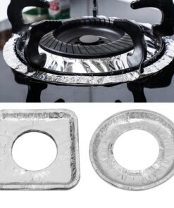 Stove Cooker Protectors Cover Pad Non-Stick Grease proof Aluminum Foil Paper Kitchen Accessory 10pcs