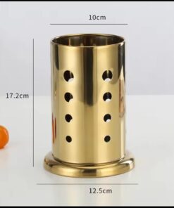 Stainless steel cutlery holder