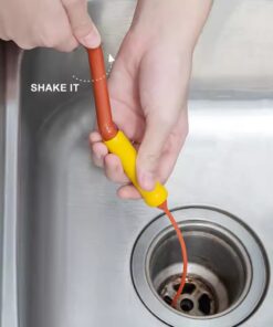 Flexisnake Drain Weasel Sink Snake Hair Clog Remover Tool