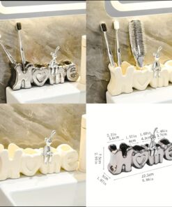 Ceramic toothbrush holder