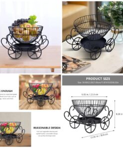 2-Tier Decorative fruit basket SK