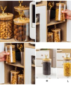 Deer Airtight Jar (Large Size) SK