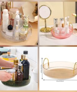 Single layer rotating cosmetics organizer SK