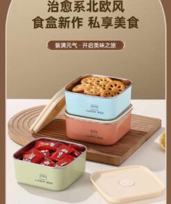 Steel Lunch Box  - Square