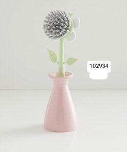 Flower shape cleaning brush
