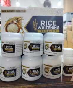 Rice Whitening Facial kit Perfect Glowing Skin 6 step Facial kit