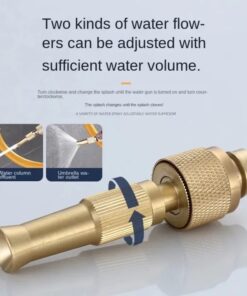 Brass Water Spray Golden Nozzle