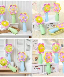 Hand Fan Flower Shape
