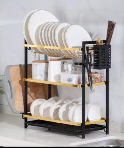3layer dish rack rack   iron  merterial