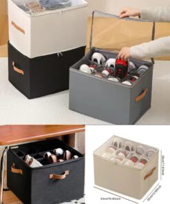 Foldable fabric storage  organiser