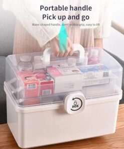 Medicine Box Foldable First Aid Box Portable Storage Box