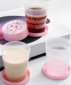 Foldable Mini Pocket Plastic Water Glass