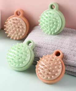 Soft silicone shampoo brush for adults, head massager