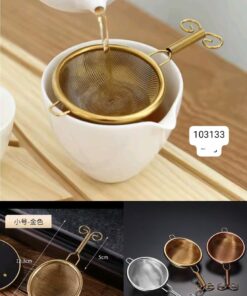 Golden tea stainer