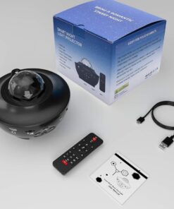Galaxy Projector Star Light Speaker With Remote Control, Big Bowl Music Speakers, Adjustable Brightness Multiple Modes Colorful