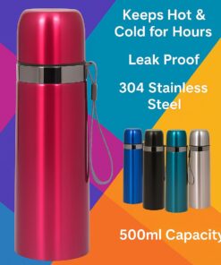 304sus Direct Sip Stainless Steel Vacuum Flask Water Bottle with Box
