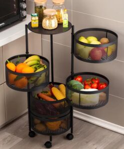 Kitchen Trolly Round 5 Layer