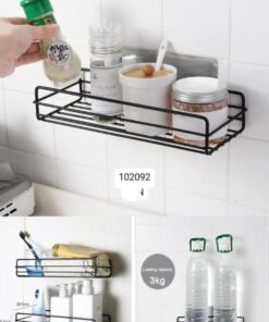 Wall sticking shelf iron merterial