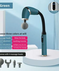 Massage Gun Deep Tissue, for Muscle Pain Relief with 5 Speeds and 4 Heads