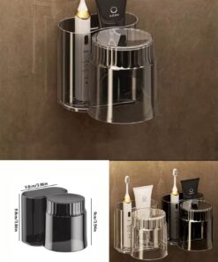 Toothpaste brush holder wall mounted sticking holder