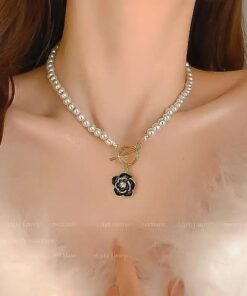 Sunflower Design Gold Plated Zircon Pendant