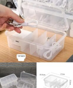 Plastic 4portion storage box