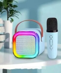 K12 Wireless Audio Microphone Bluetooth Speaker Portable Stereo Speaker Bluetooth Speaker Karaoke Speaker with Mic