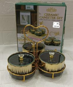 Ceramic canister set