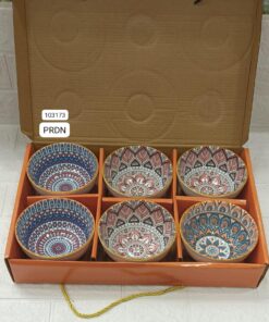 Ceramic bowl pack of 6
