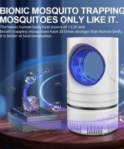 USB Powered Electric Photocatalytic Anti Mosquito Killer Lamp UV Photocatalyst Bug Insect Trap Light Pest Control - Mosquito Killer