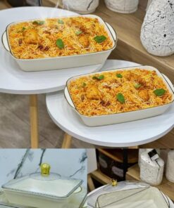 Heavy plastic serving dish with lid Large size.22/35cm