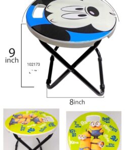 Character folding stool iron material