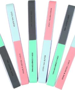 Nail File and Buffers for Women Girls, Natural Emery Boards