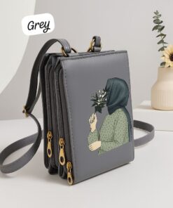 3 Zipper Luxury bag  Cross Body For Womens