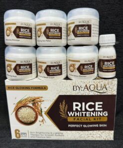 Glow Boost Rice Facial Kit – Complete 6-Step Brightening & Whitening Skincare