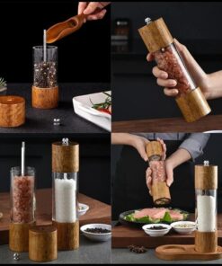 Pepper crusher wood and acrilic