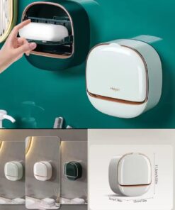 Wall mounted sticking soap dish