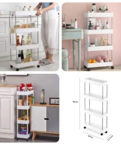 4 Tier Slim Trolly SK