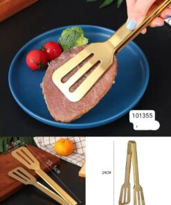 Stainless steel golden tong