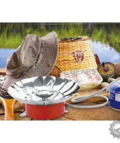 Portable Mini Gas Stove Butane Mini Round Stainless Steel Cookers