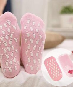Silicone Gel Moisturizing Ultra-Soft Spa Socks for Repair Dry Cracked Feet and Ankles