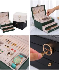 Luxury Leather Jewelry Organizer